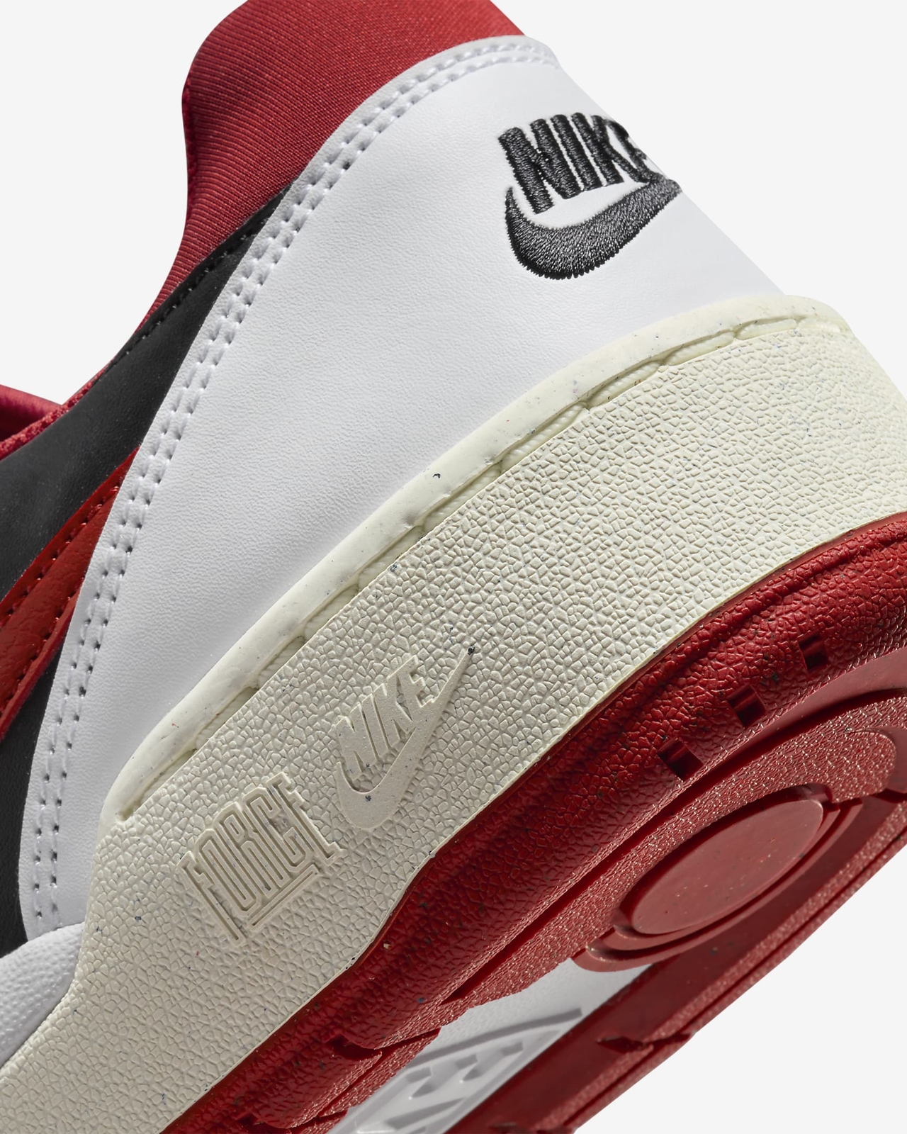 Nike Full Force Lo White Mystic Red Black Sail FB1362-102 sz 13 Men’s