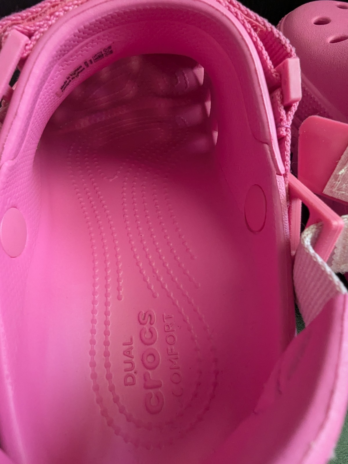Post Malone x Crocs Duet Max Clog II Pink W6 M4 Limited Edition EUC