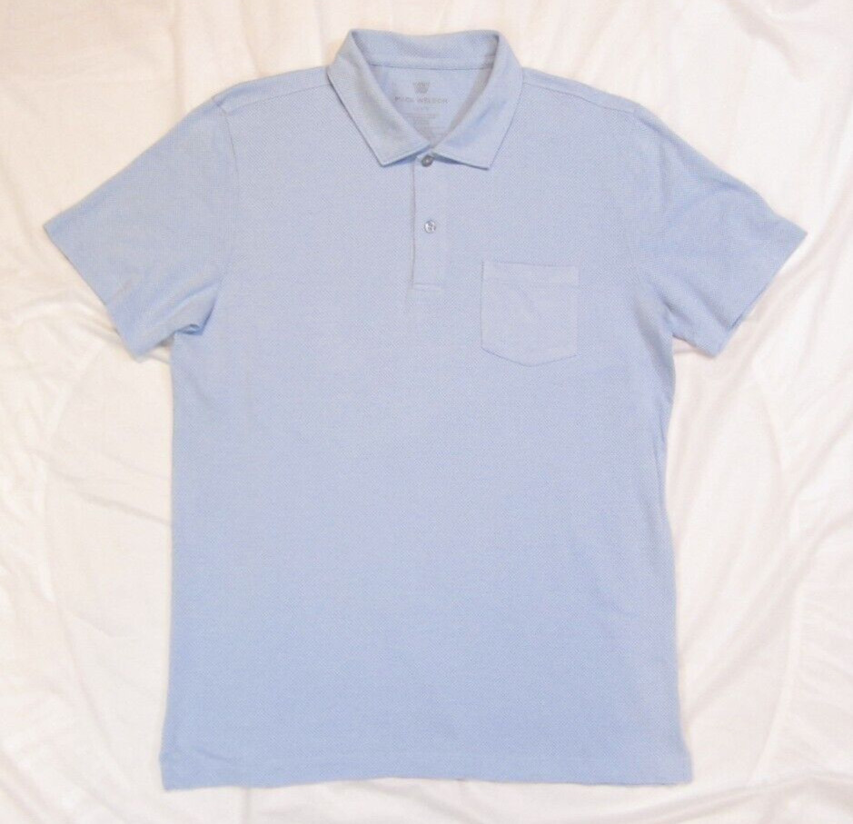 Mack Weldon For Daily Wear Men’s Short Sleeve Button Polo Shirt Size L (A198)