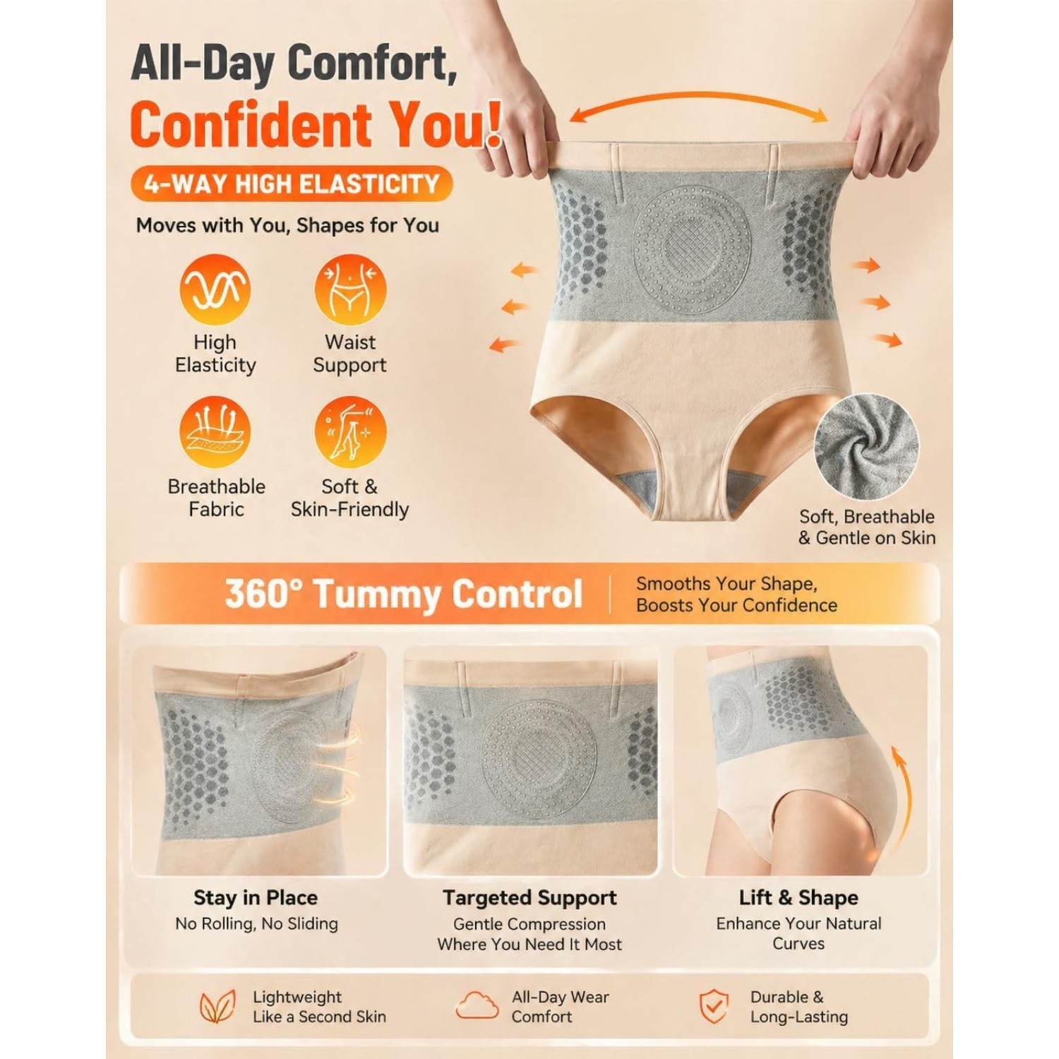 2026 New 4-in-1 Micro-Particle Sculpting Fat-Burn Shorts