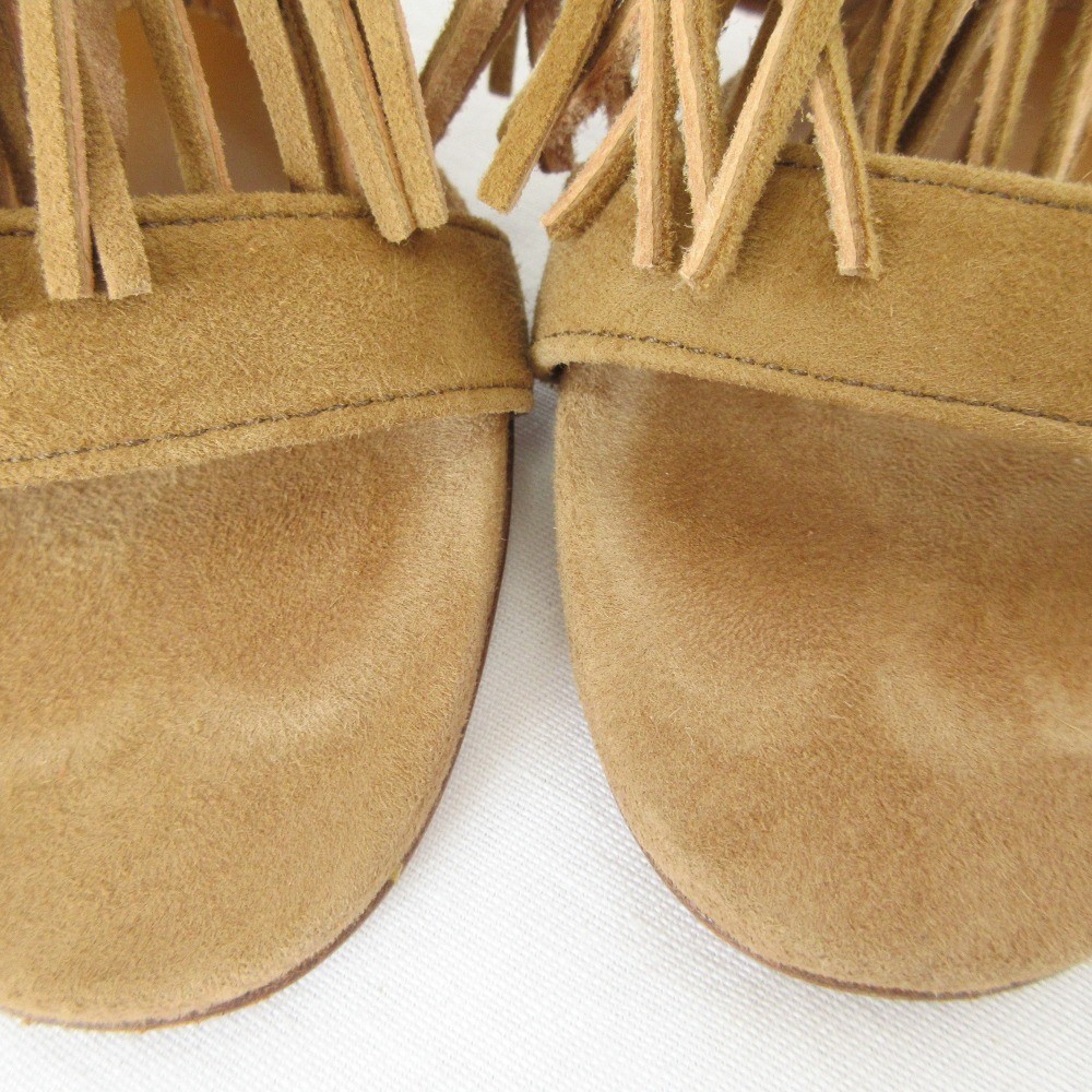 DOUBLE STANDARD CLOTHING Sandals, Size 36 1/2 (9.3 inches), Brown Women USED