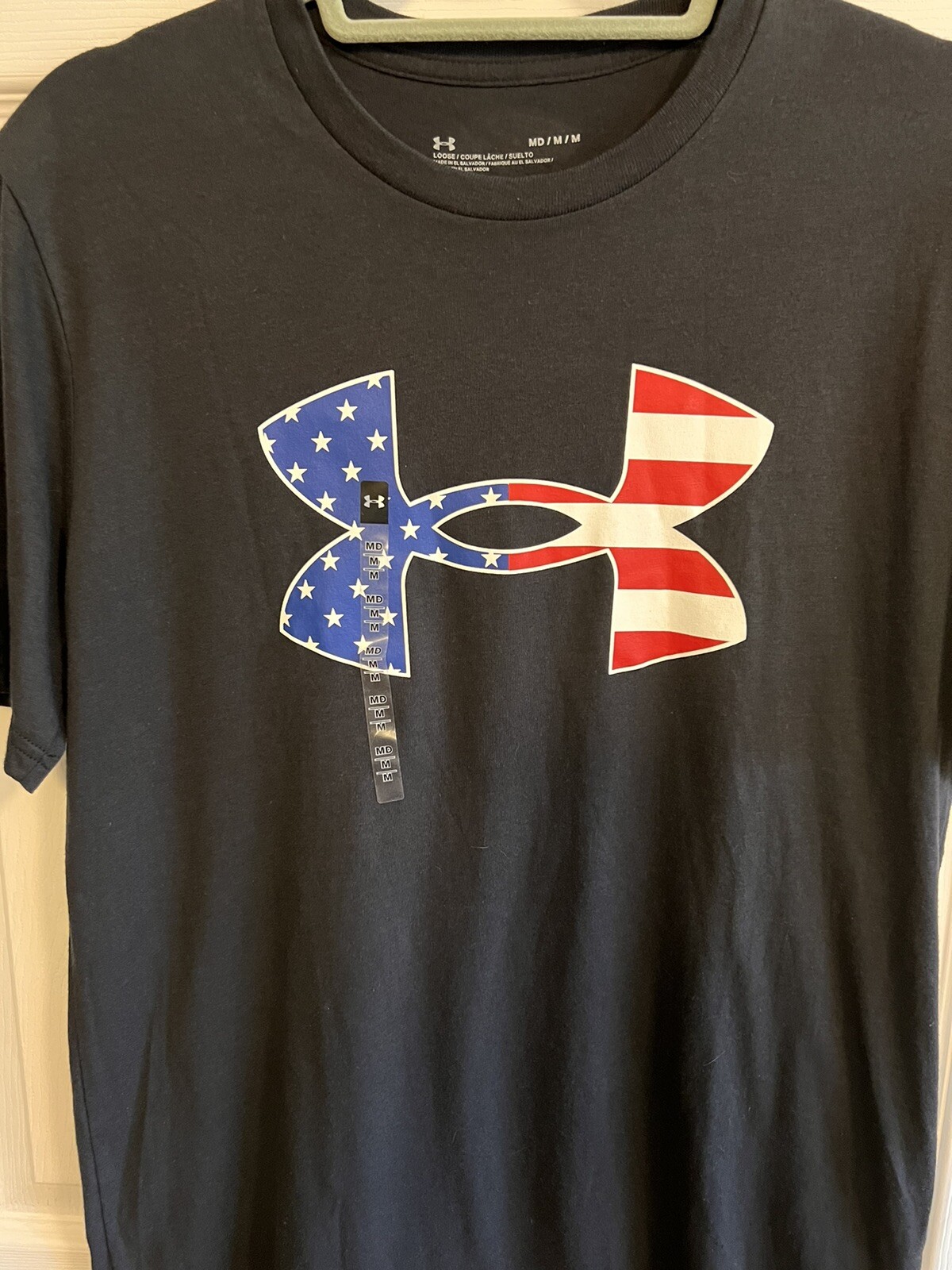 Under Armour Men’s UA Freedom Logo T-Shirt 1370811-001 Black/BNWTS