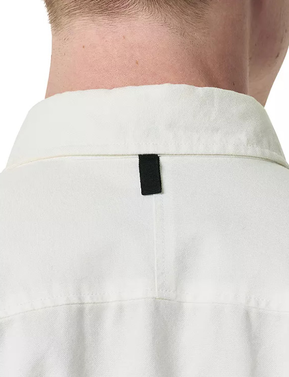 Rag & Bone mens Tomlin Stretch Dobby Button Front White Shirt – Large -msrp $198