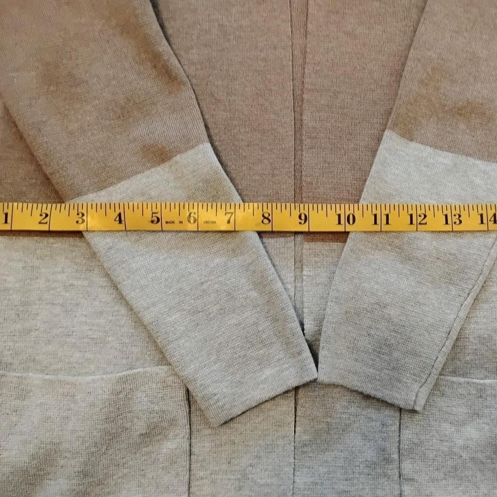 CYRUS COLORBLOCK OPEN CARDIGAN preppy grandma core clean minimalist cozy