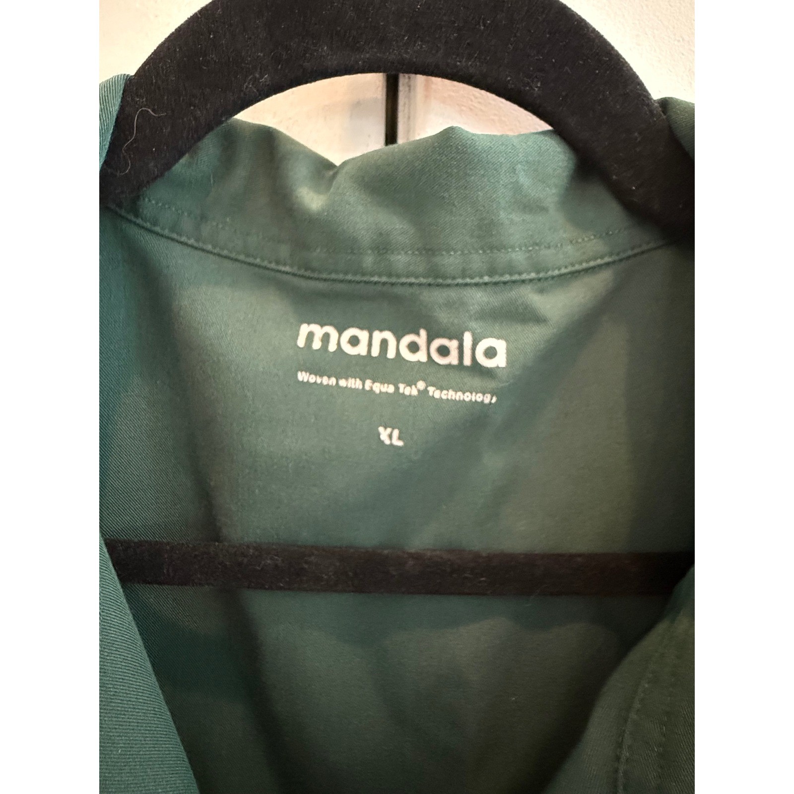 Mandala Scrub Jumpsuit Midnight Green Stretch Joggers Nurse Medical Womens XL