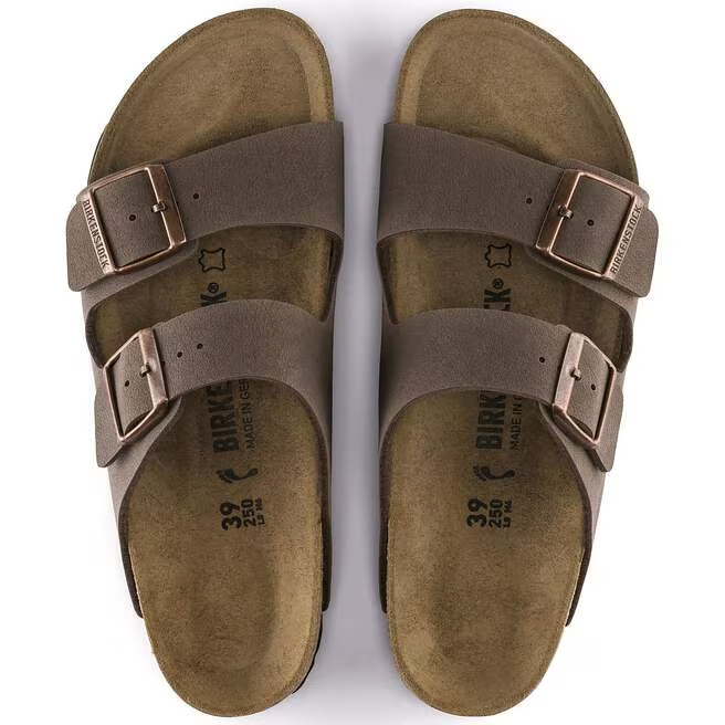 Birkenstock Arizona Birkibuc-Birko-Flor Casual Sandals Men/women’s-Mocha