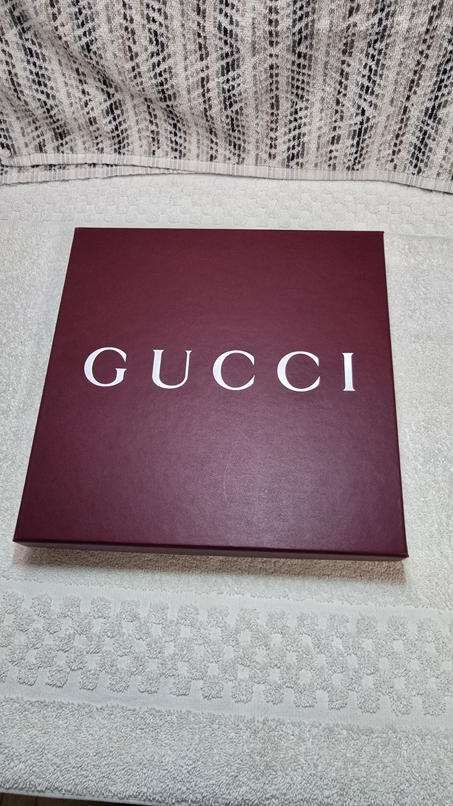 Authentic Gucci Grey GG Wool Beanie New w/ Tags Size M. See Item description.