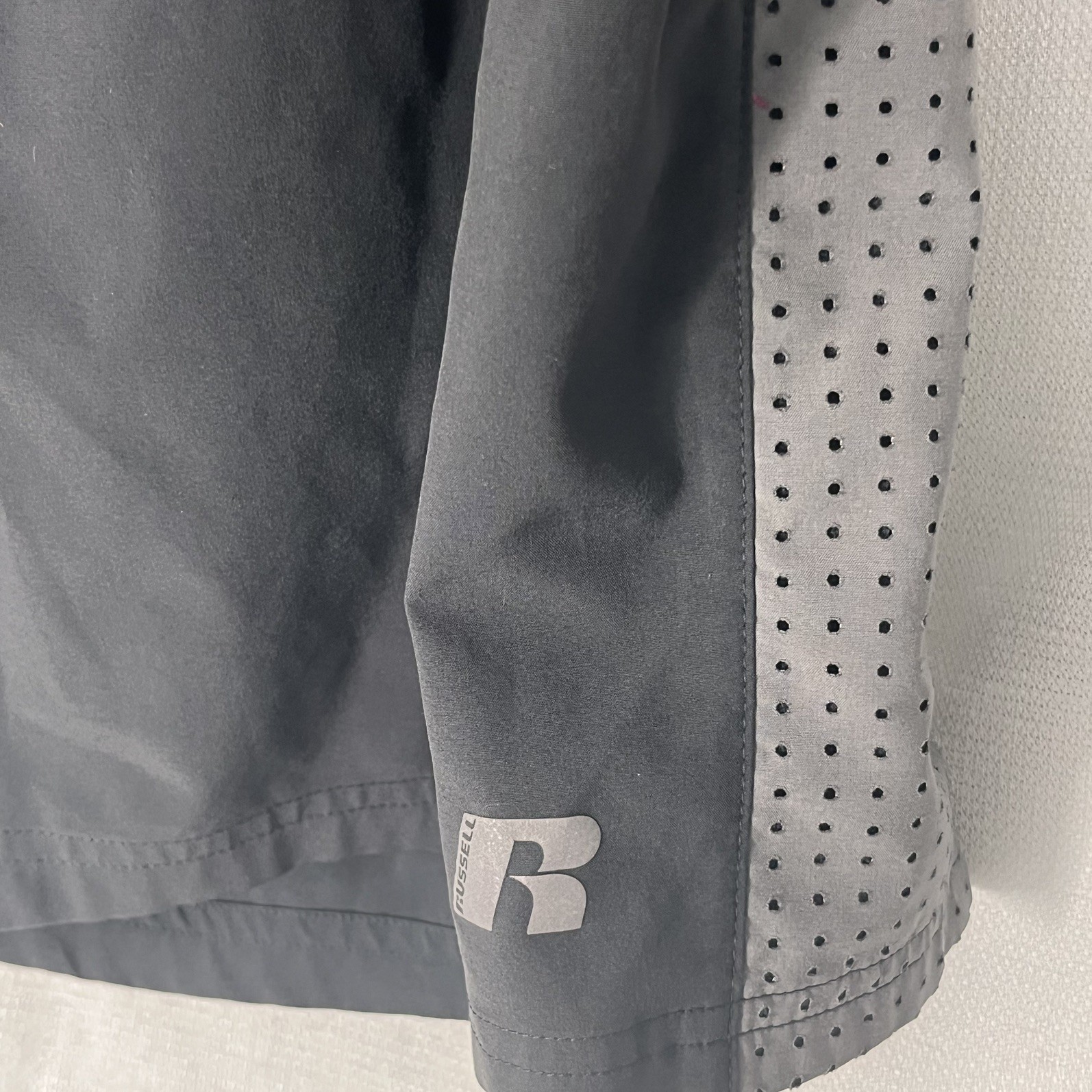 Russel Dri-Power 360 Dark Gray Camo Athletic Shorts Size 2XL