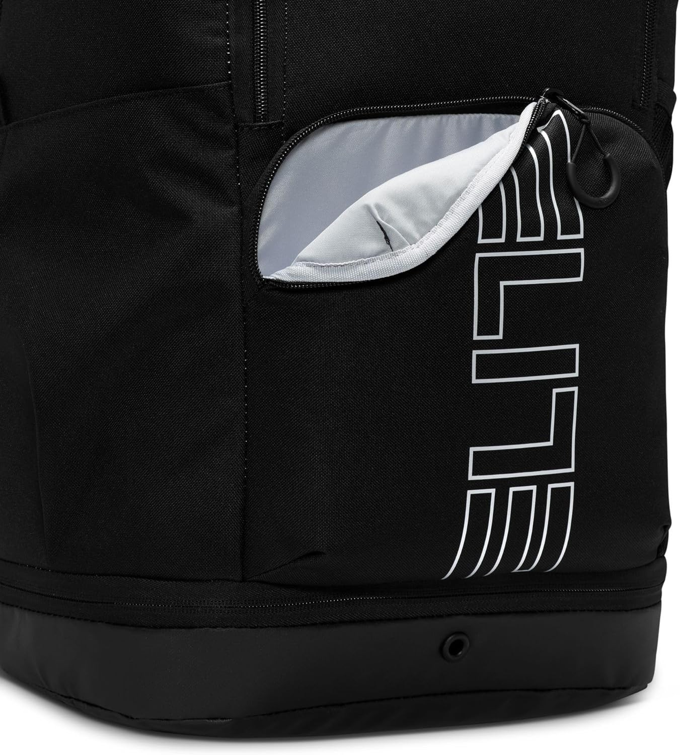 Nike, Unisex, Varsity Elite Backpack (32L), Black/Black/Metallic Silver, One