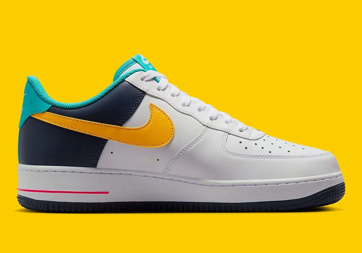 Nike Air Force 1 ’07 “South Beach” White Pink Thunder Blue HF4849-100 Mens Sizes