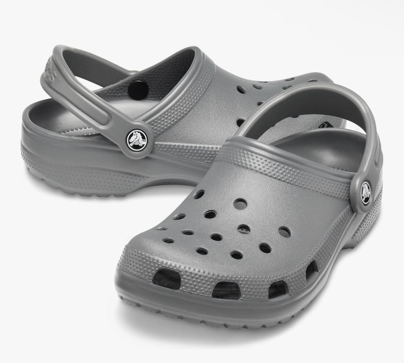 Crocs Unisex Classic Clogs Gray Size Men 2 / Women 4 Brand New No Box