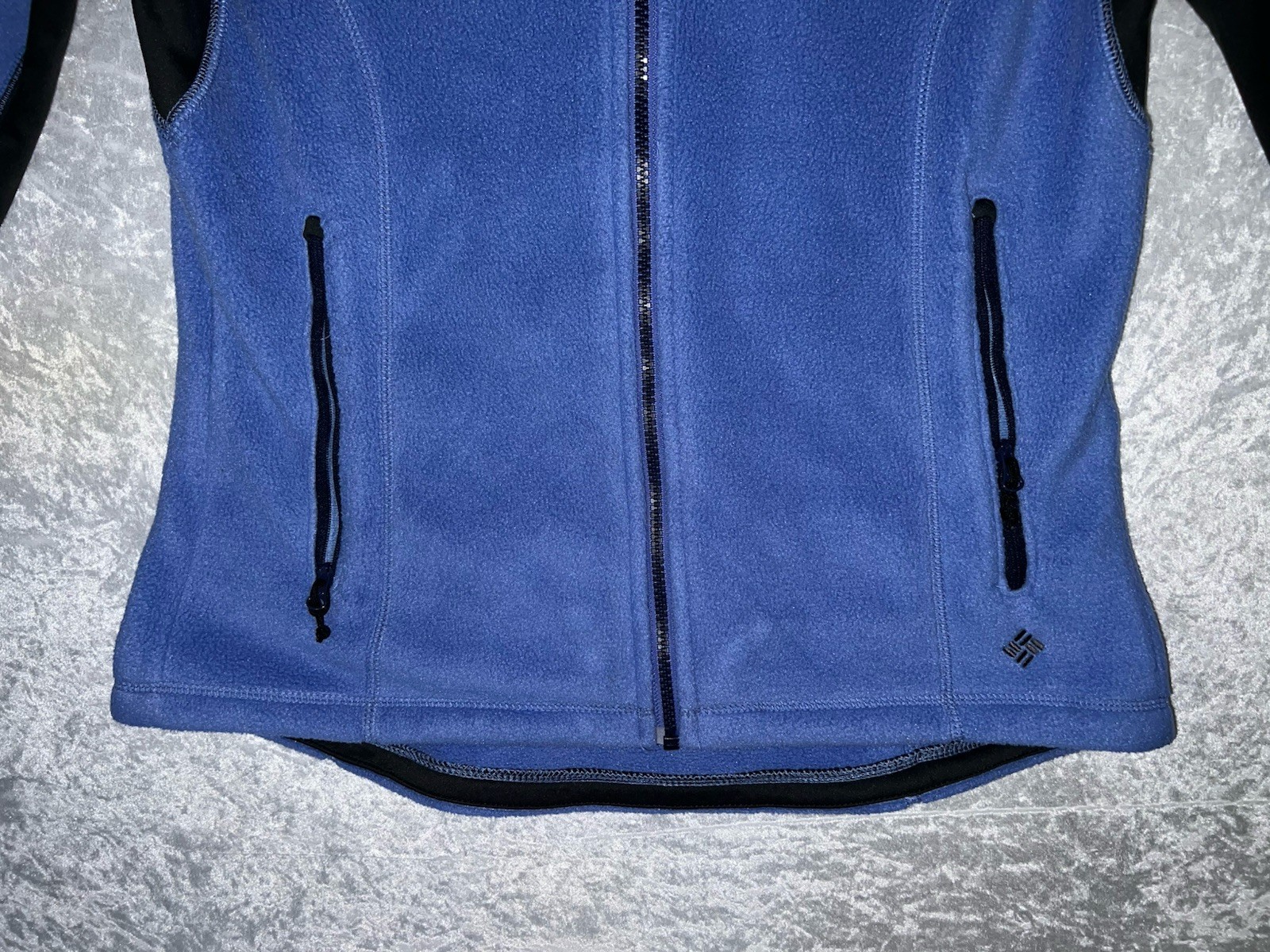 Columbia Interchange Women’s Size Medium Jacket Blue With Zip Pockets