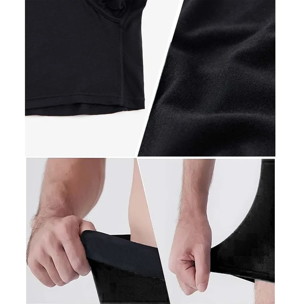 6 Pieces Bamboo Fiber Men’s Underwear Solid Color Simple Men Boxer Shorts