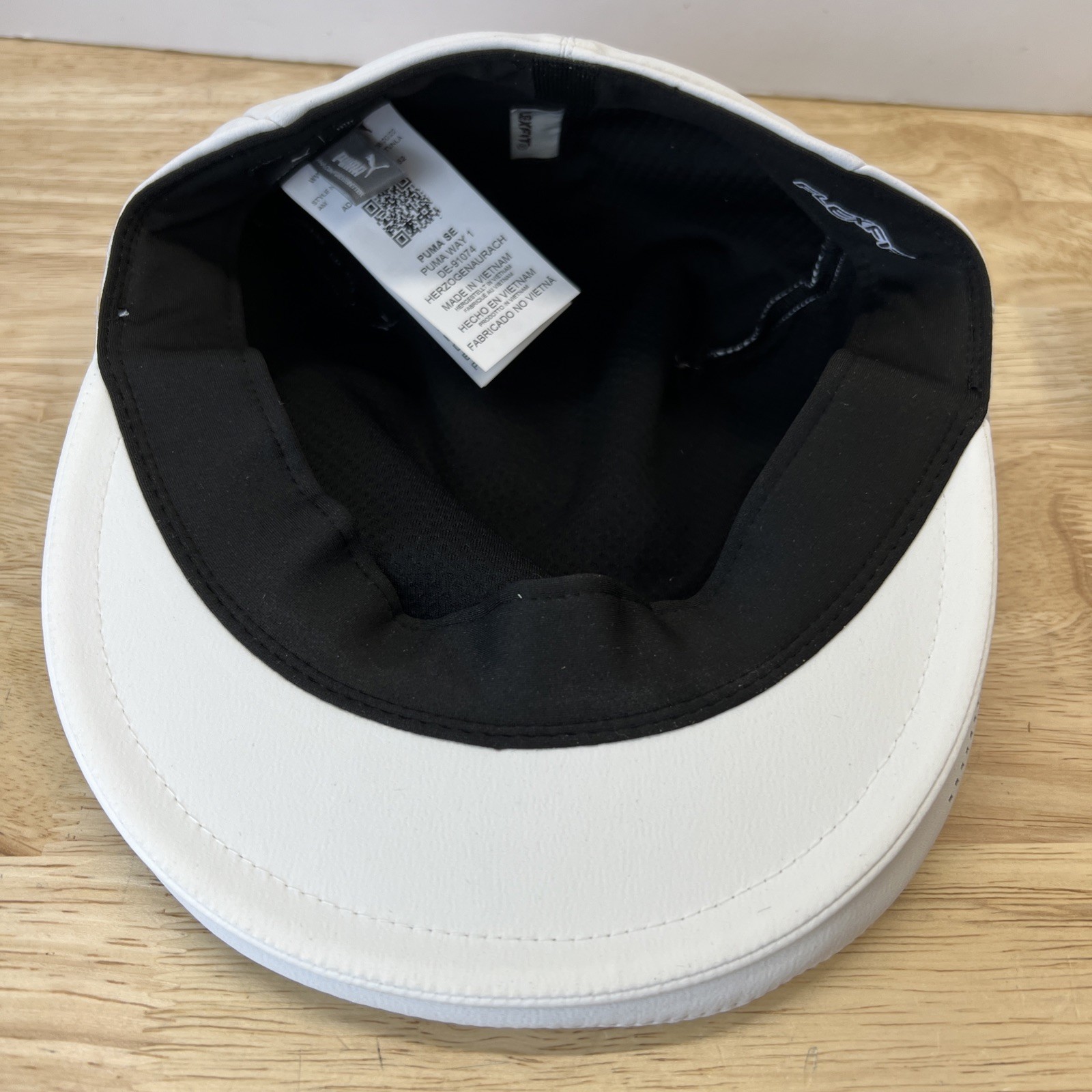 Puma Tour Driver Cap White Golf Hat Flexfit Cobra 022547 01 Mens S/M New NWT