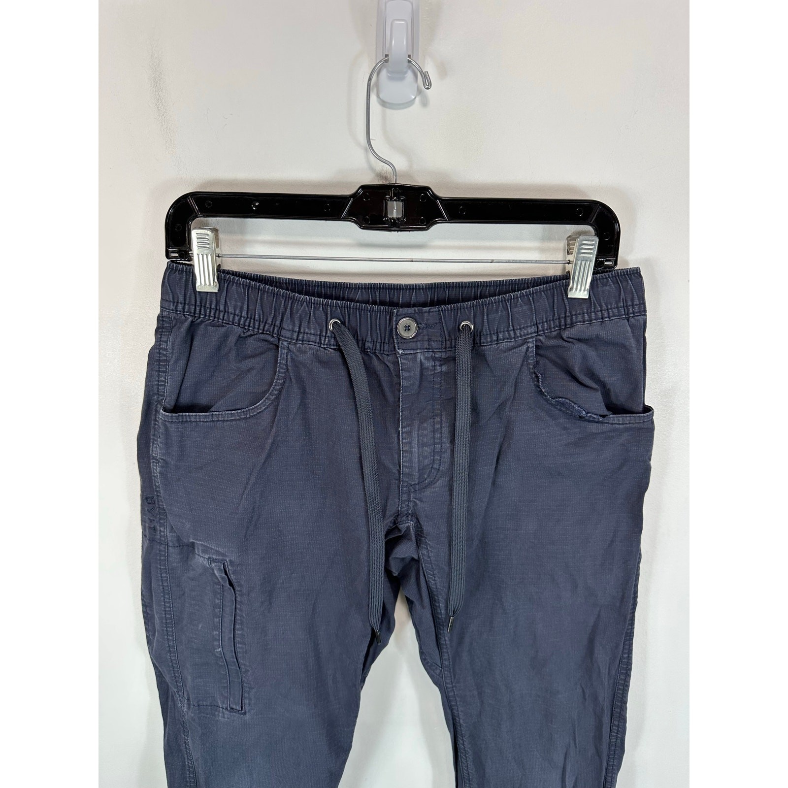 BYLT Ripstop Cargo Pant Navy Blue Size Medium x 28 Inches Elastic Waist