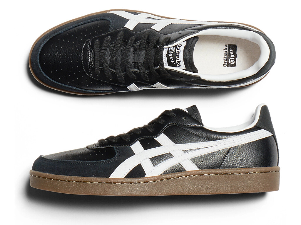 Onitsuka Tiger GSM 1183A353-002 BLACK/WHITE Unisex Shoes [US 4 – 14] New
