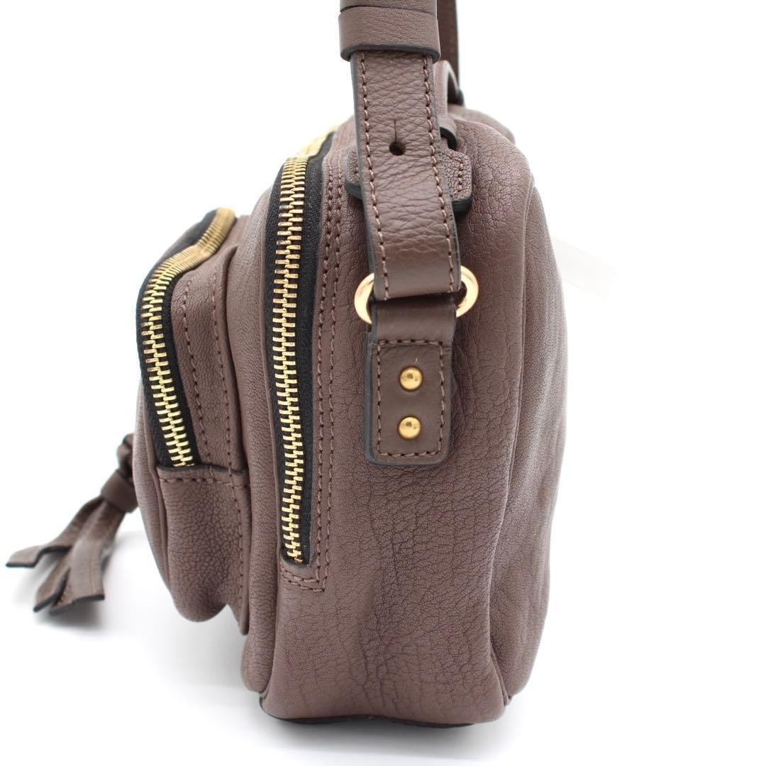 See By Chloe Patti Shoulder Bag Crossbody Leather Brown Japan 0610782