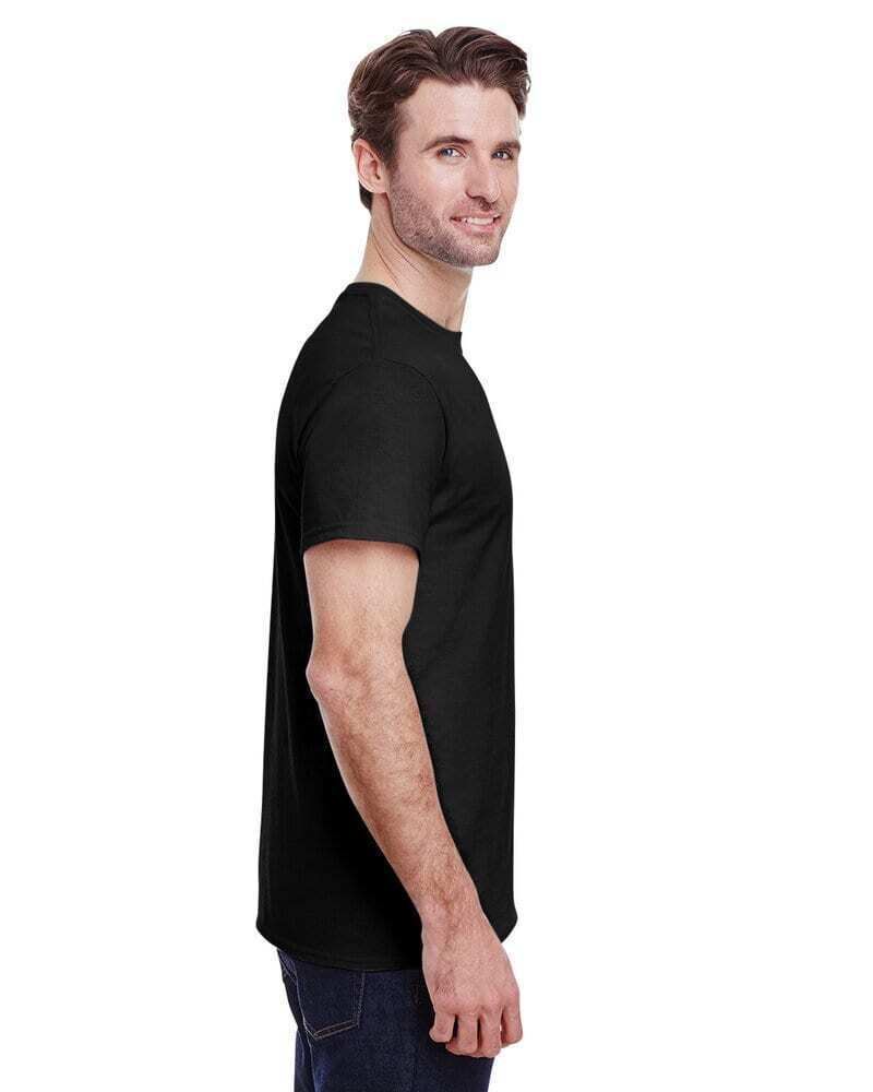 6 PACK Gildan G200 Men’s Ultra Cotton Sleeves Tee T-Shirt Black / White S-XL USA