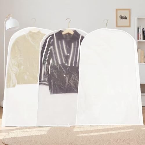Transparent plastic hanging pocket -40 inches (approximately 101 centimeters)
