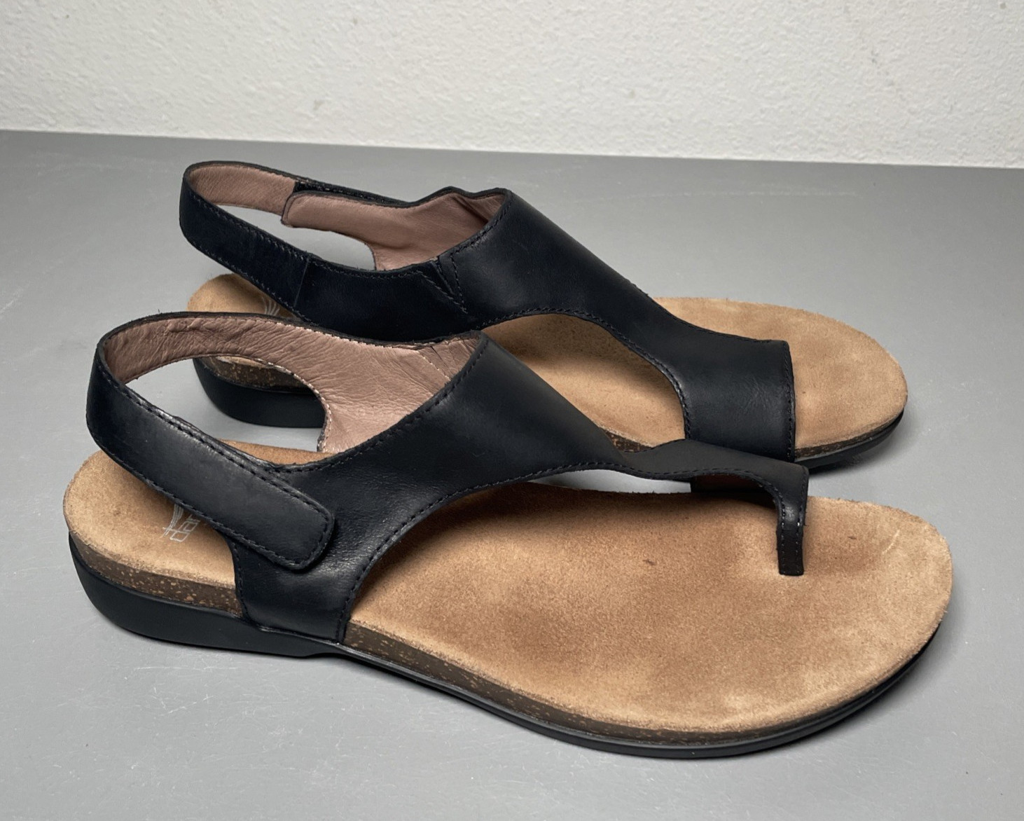 Dansko Reece Black Waxy Women’s Comfort Sandals – EU 42