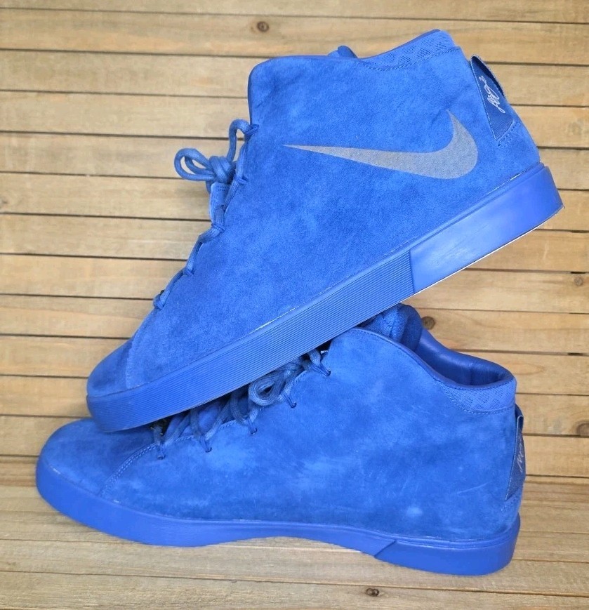 Nike LeBron XII 12 NSW Lifestyle QS Game Royal Suade 716417-400 James Sz 13 Shoe