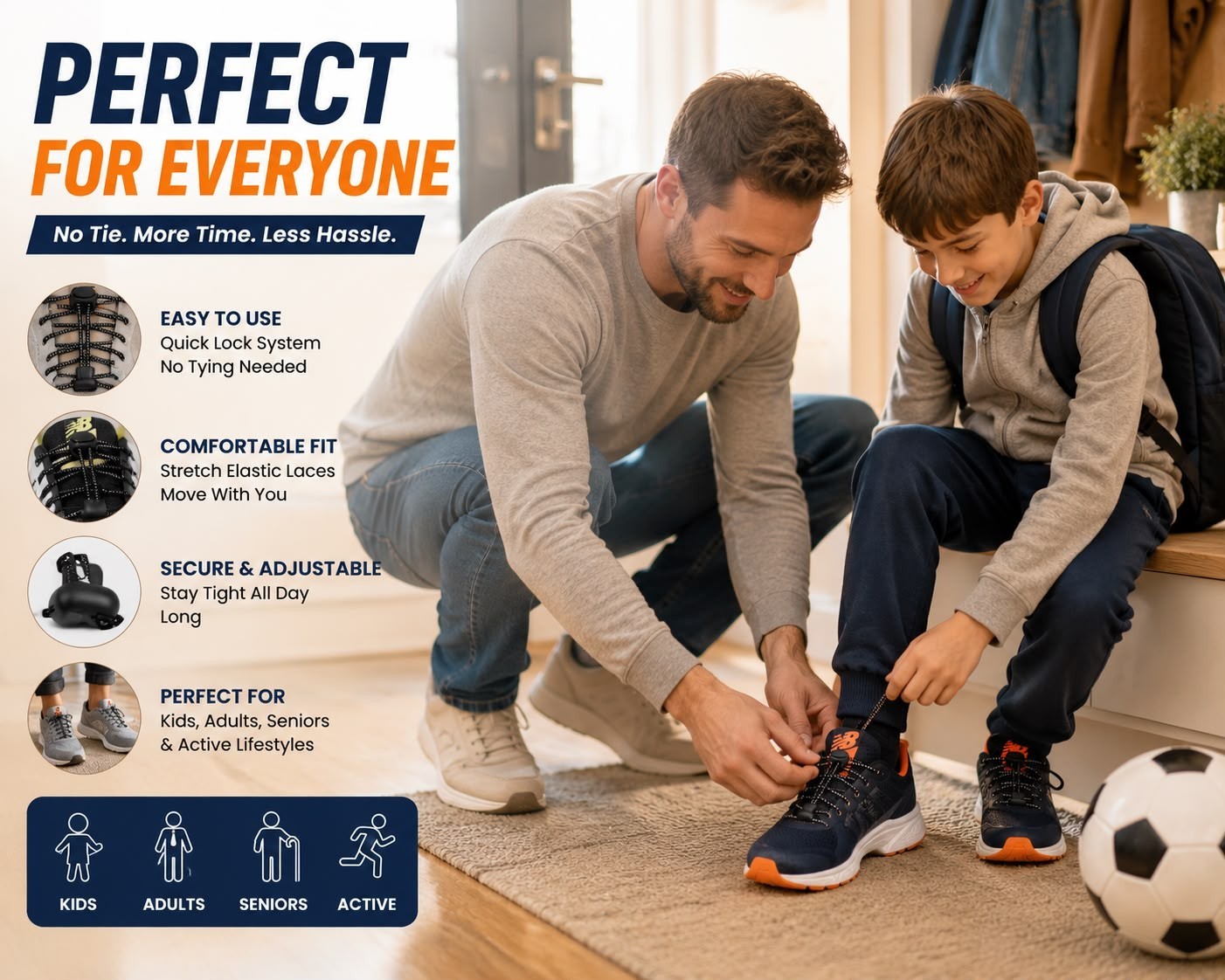 No Tie Elastic Shoe Laces Lock Stretch Sneakers Running Shoes Quick Lace System