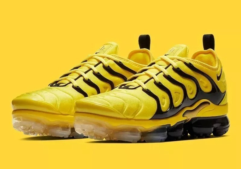 New Nike Air VaporMax TN Plus Yellow,Peak Color Men’s Size 7-12