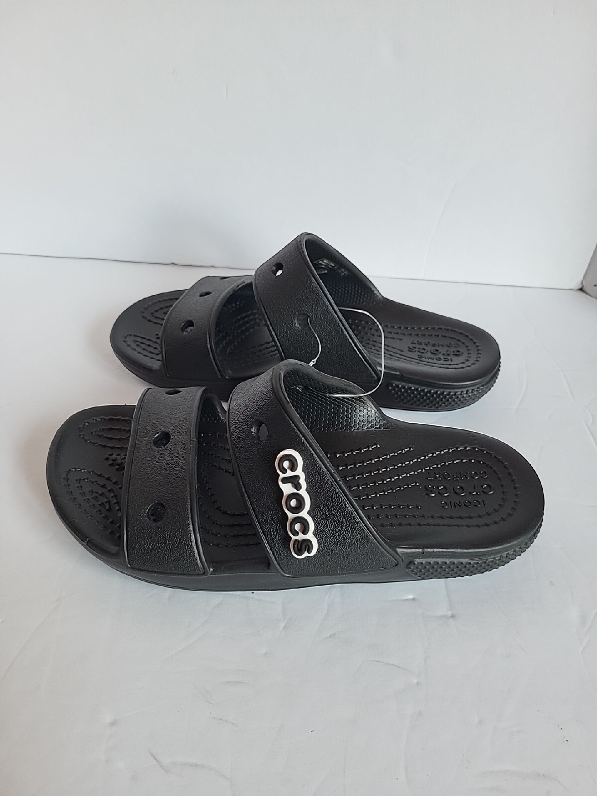 Crocs Unisex-Adult Classic Sandal Slide, W 4, M 2 – black new