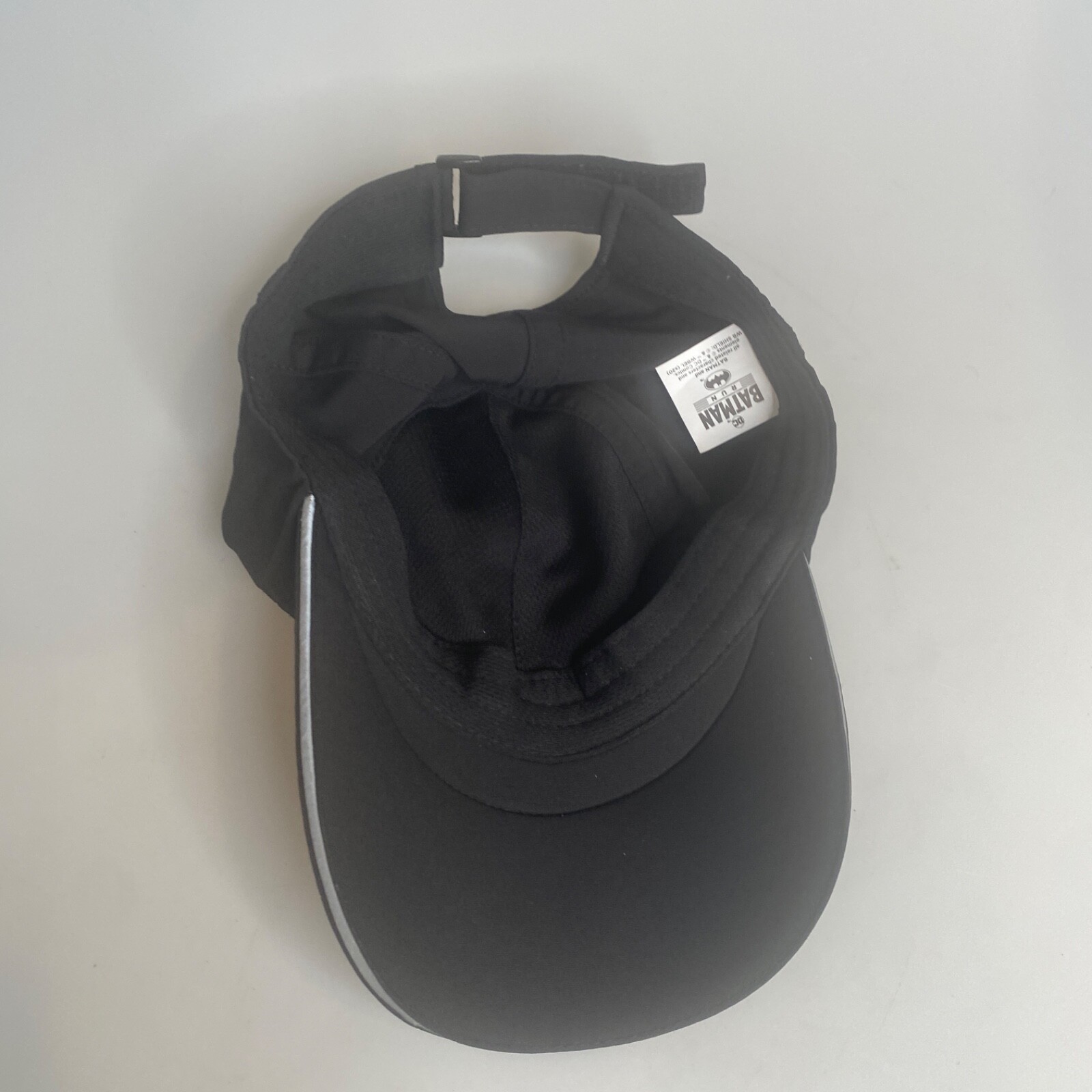 DC Batman Run Hat Cap Other Strap-Back Lightweight Running Black Nylon