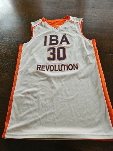 Augusta Sports Men’s Indiana Basketball Academy IBA Orange Jersey #30 Small