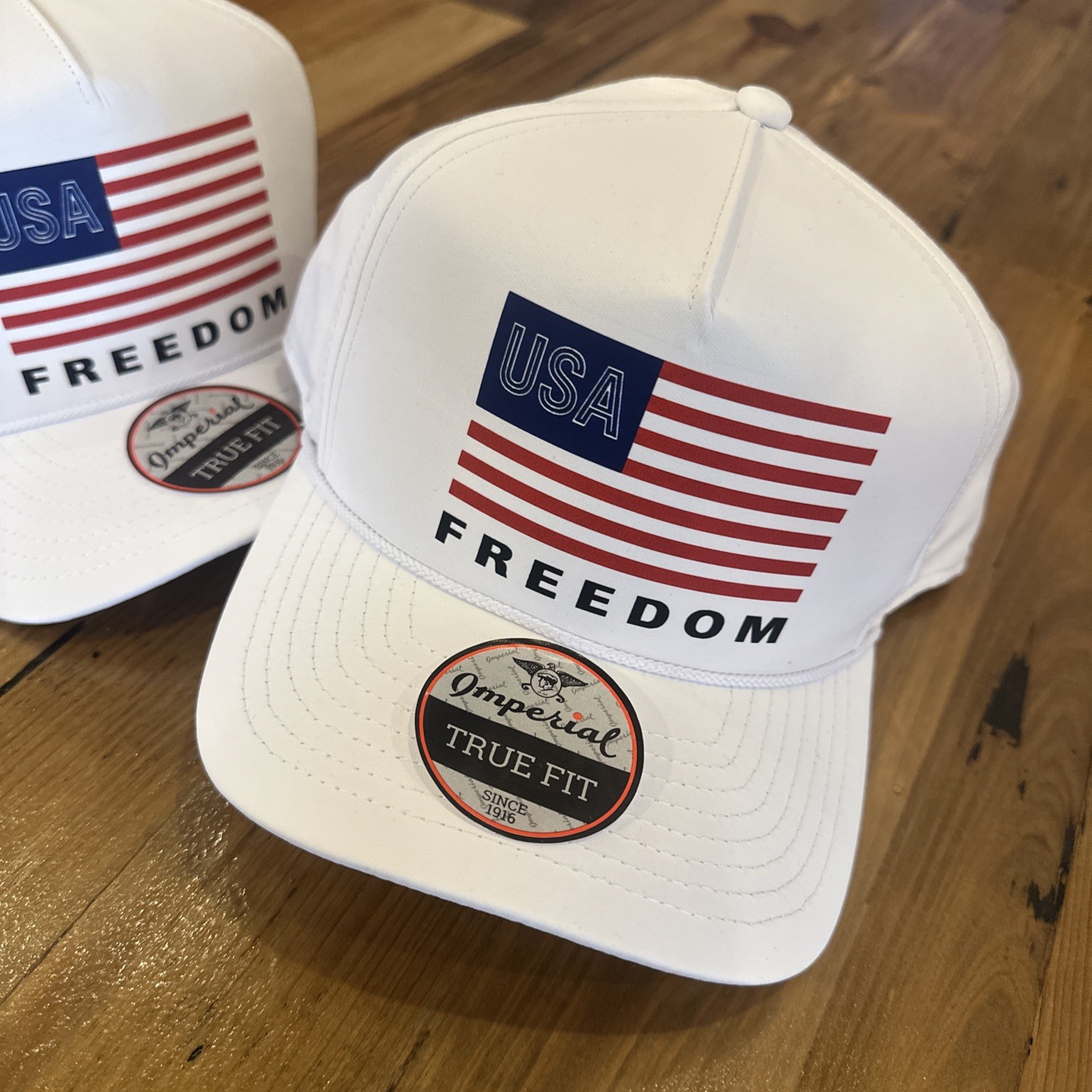 FREEDOM and USA Flag. Snap Back. Imperial