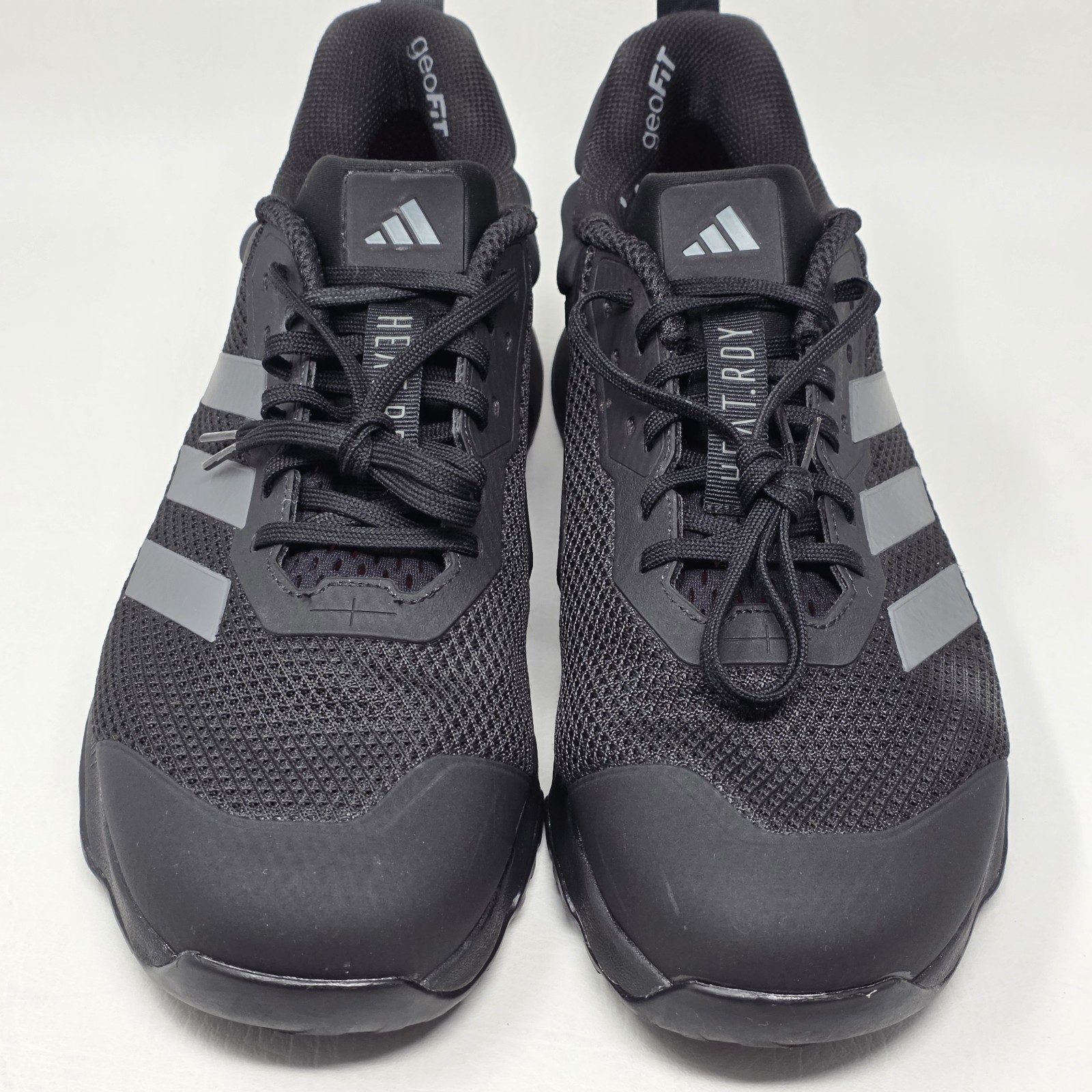 Adidas Dropset 3 Training Shoes Black/Grey Mens Size 14 IG3861 Pre-owned