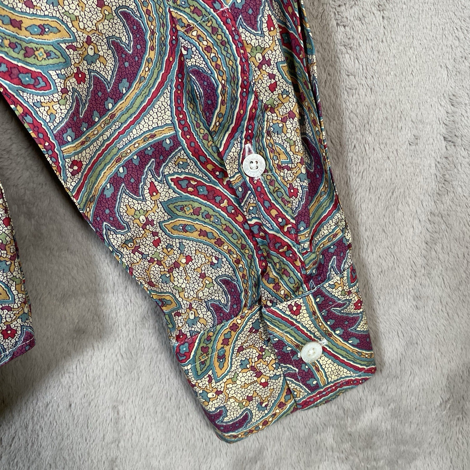 Liberty London Tana Lawn Cotton Paisley Shirt Men S British Retro Mod Heritage