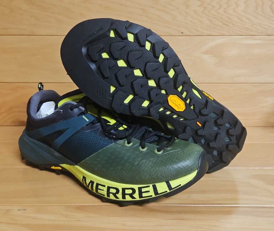 Merrell MTL MQM Womens Hiking TRAIL Running 7.5 Shoe Sneaker Hi Vize Jade Green