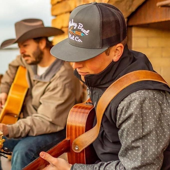 Whiskey Bent Hat Co Troubadour Classic Trucker Mesh Back Adjustable Snapback