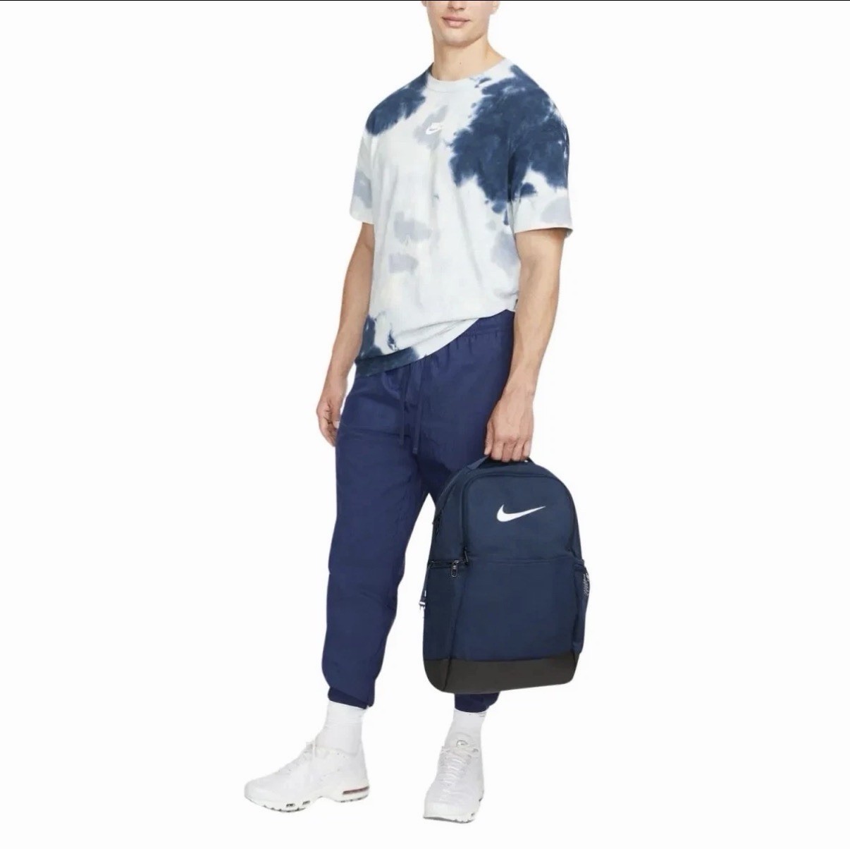Nike Brasilia 9.5 Training Backpack Medium 24L Navy Black White DH7709 410 New