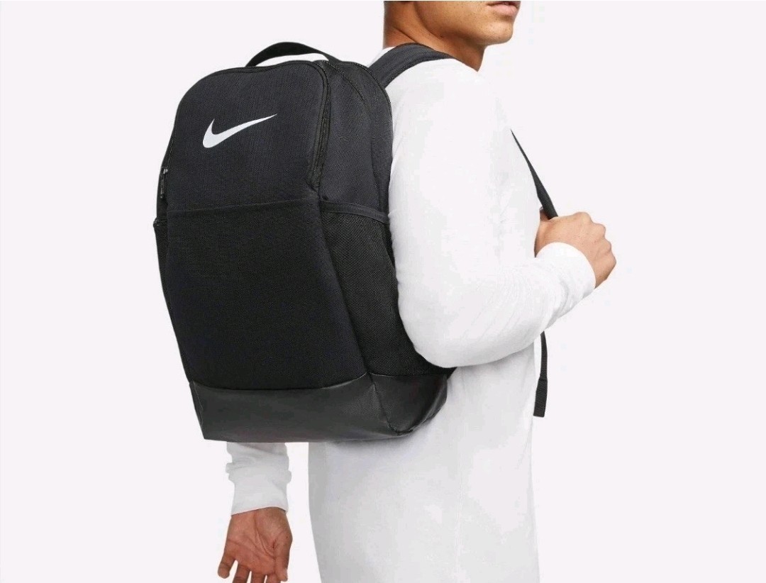 NEW Nike Brasilia Medium School Gym Backpack Book Bag Black DH7709-010