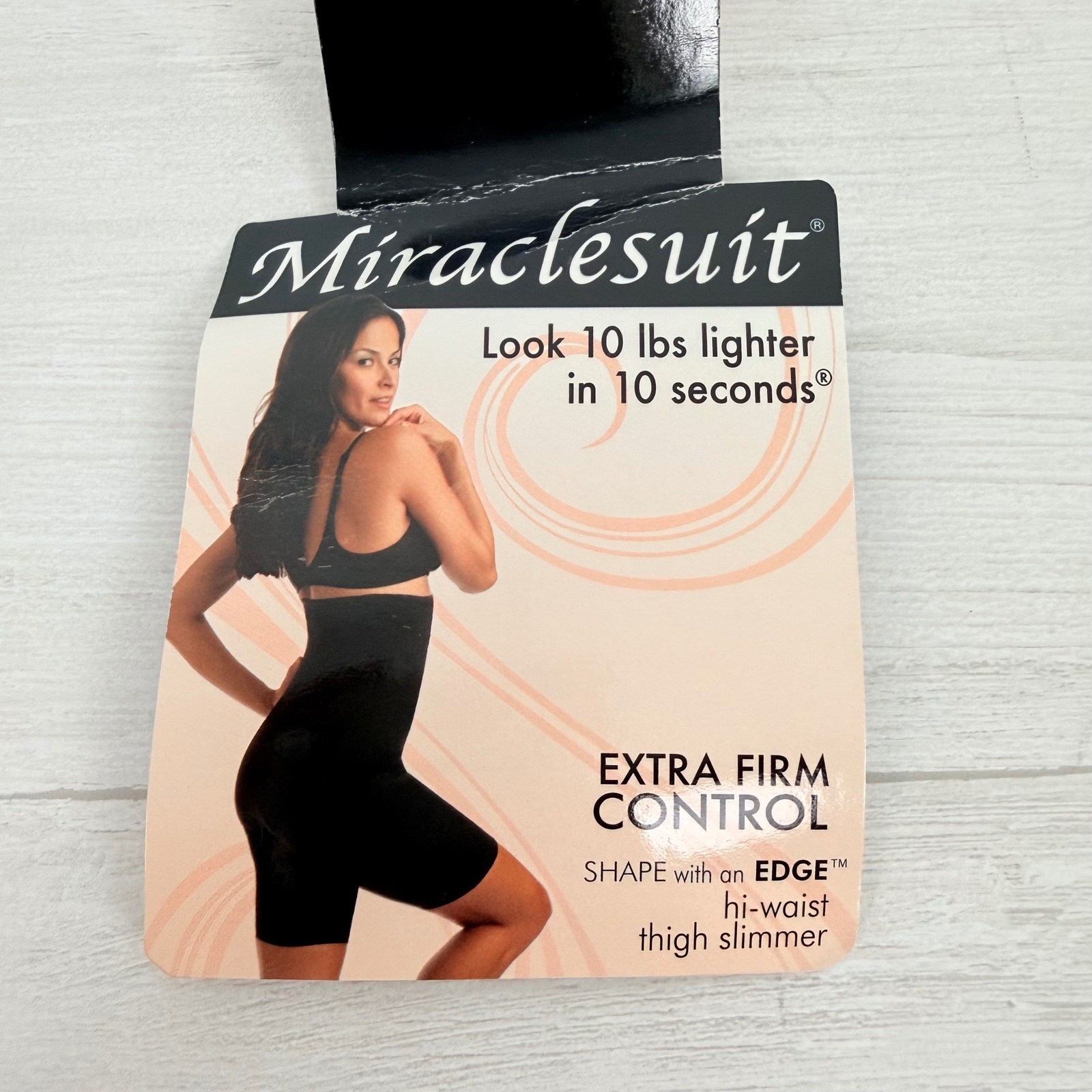 Miraclesuit Shapewear Size S High Waist Long Leg Nude Extra Firm Thigh Slimming