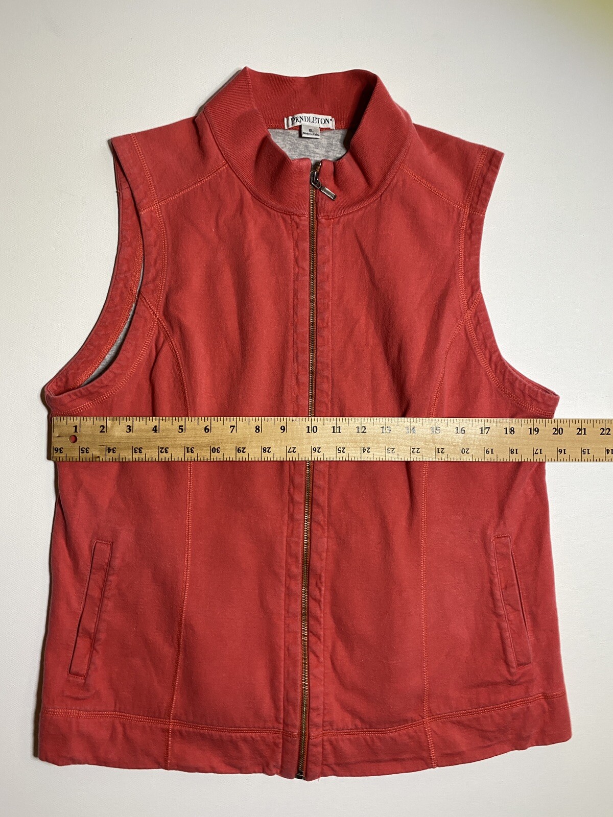 Pendleton Full Zip Sweater Vest Men’s XL Outdoor Classic Pockets City Modern