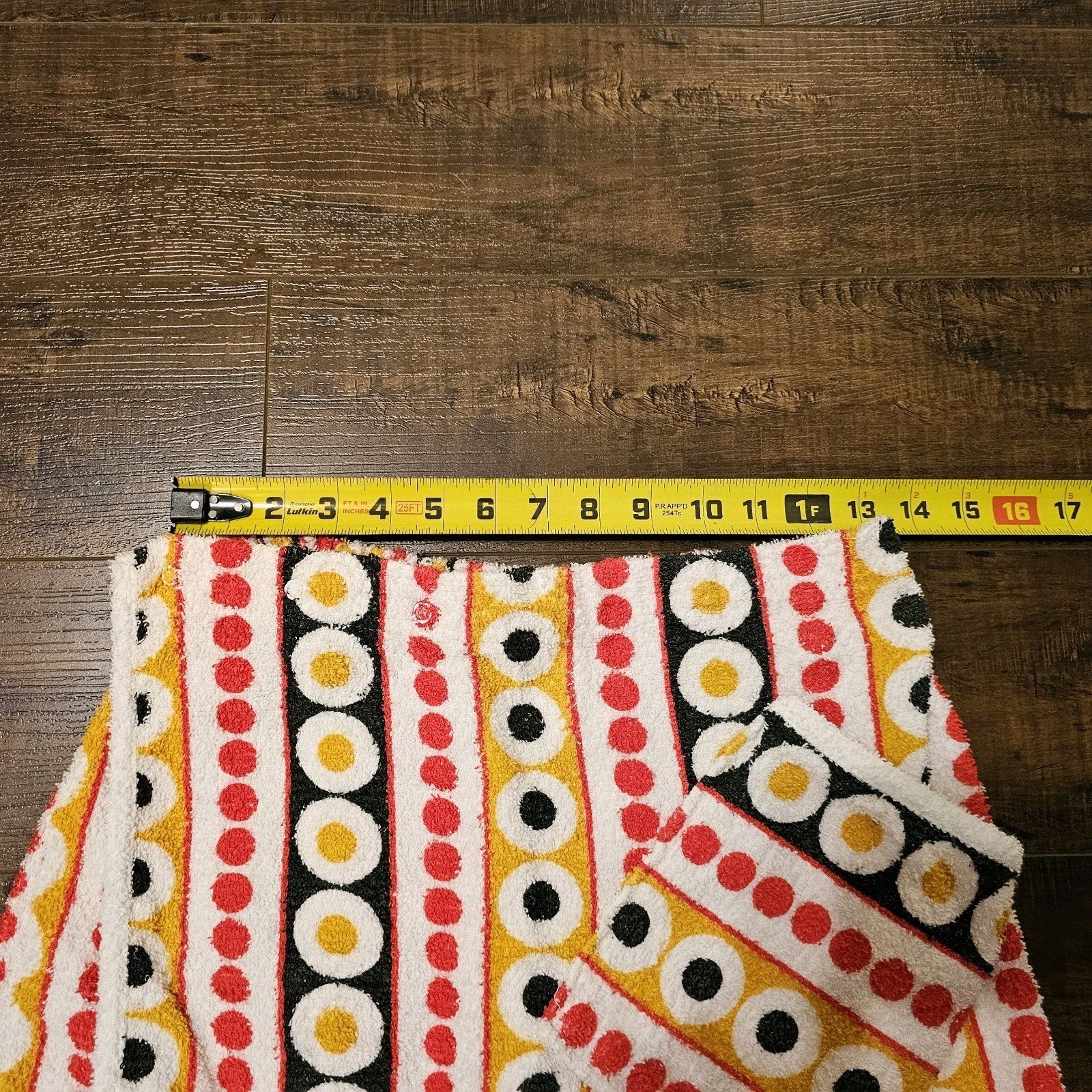 Vintage Terry Cloth Pool Towel Wrap Skirt MCM Beach Cover Up Adjustable Waist