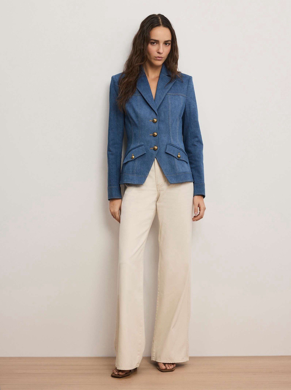 Veronica Beard Dickey Jacke Randy Denim Size 10 $ 798