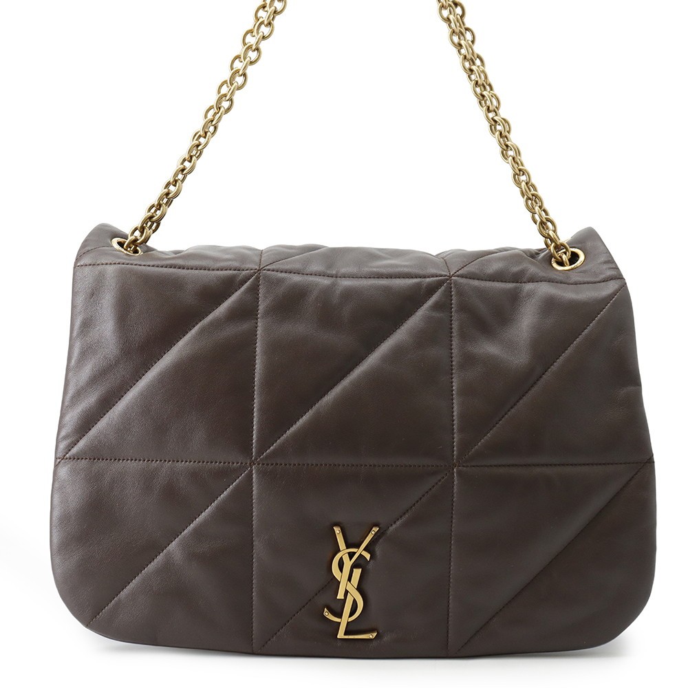 SAINT LAURENT PARIS Jamie 4.3 Chain Shoulder Bag Size Large Lambskin Light M…