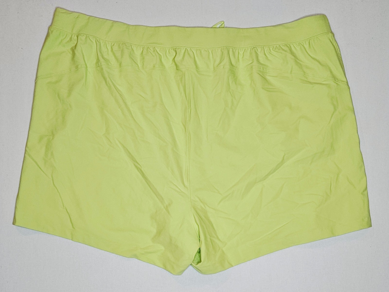 Old Navy Womens Plus Active Shorts Lime PowerSoft Go-Dry Drawstring High-Rise 4X