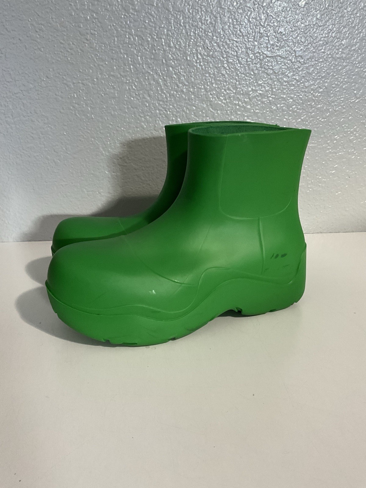 Bottega Veneta Puddle Boots Size 39 Green Rubber..