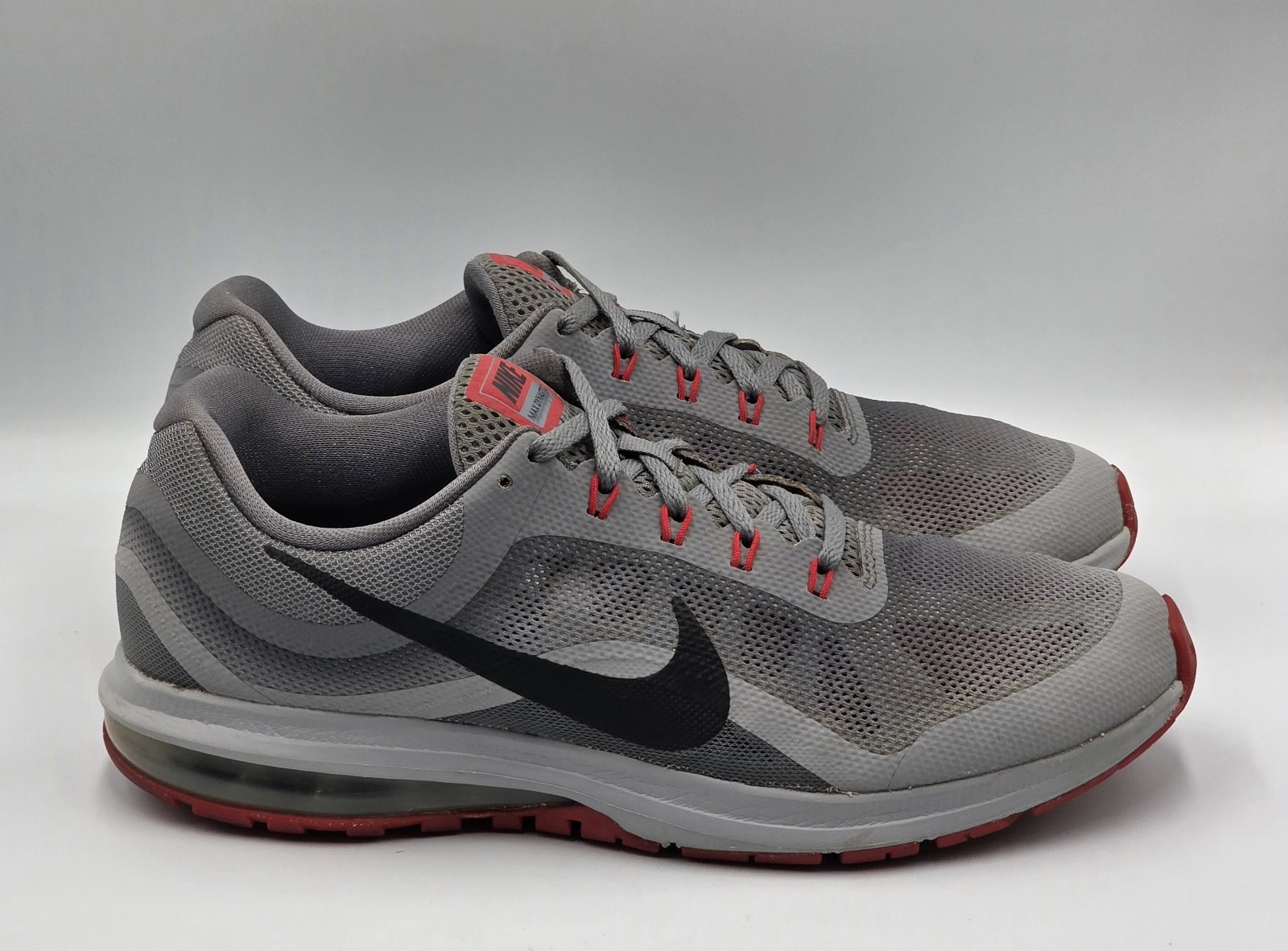 Nike Max Dynasty 2 Running Shoes Grey 852430-013 Men Size 12