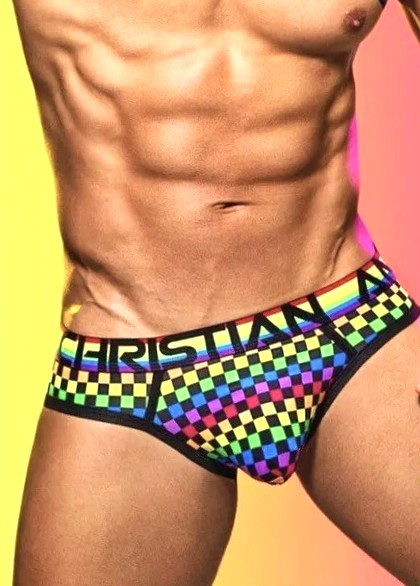 Andrew Christian Pride Checker Brief – 91780 – Small, Medium & Large