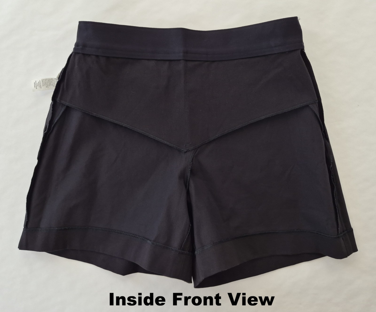 Spanx Women’s M Polished 6″ Black Shorts Cotton Blend