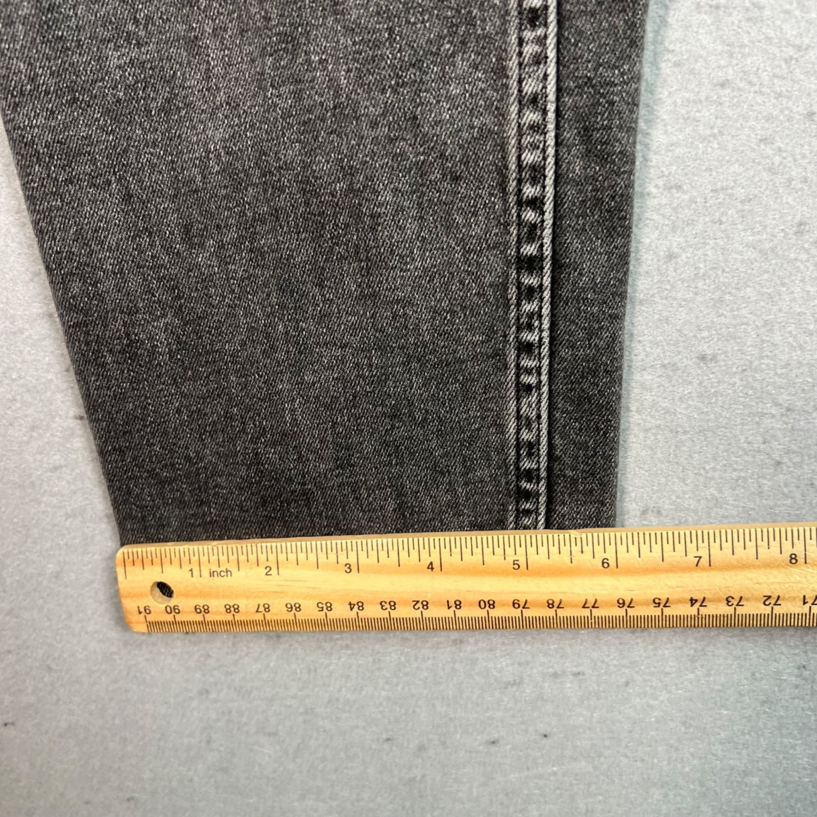 Everlane High Rise Straight Jeans Gray Size 25 Ankle Womens Denim