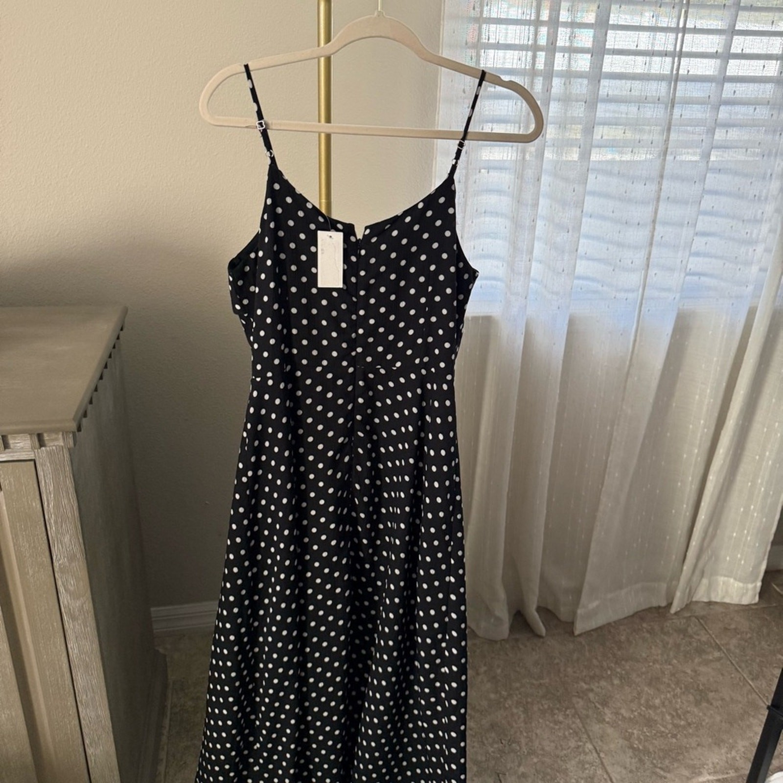 Sugarlips Monochrome Polka Dot Dress