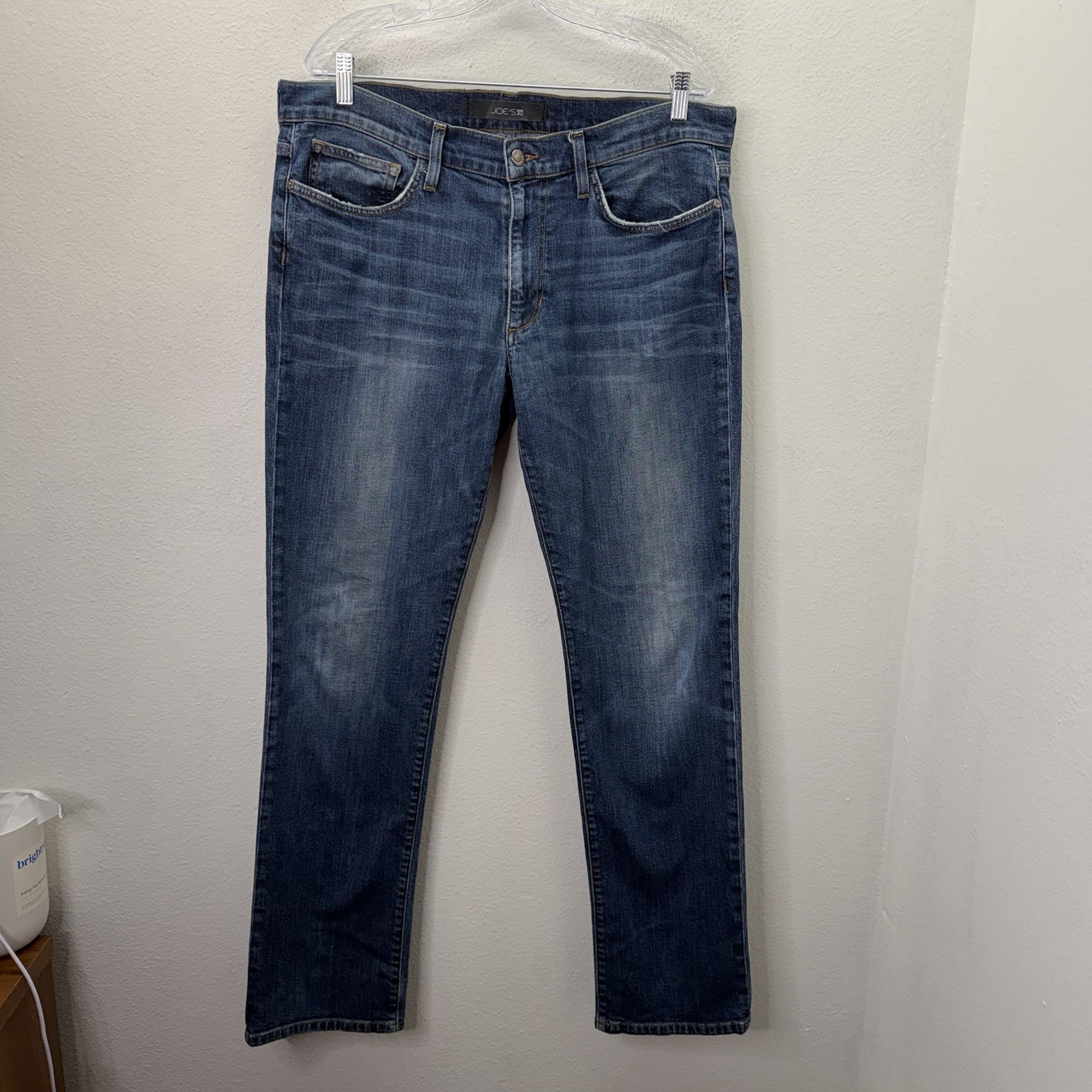 Joes Jeans The Brixton Straight Narrow Mens SZ 36×33.5 Medium Wash Jeans Blue